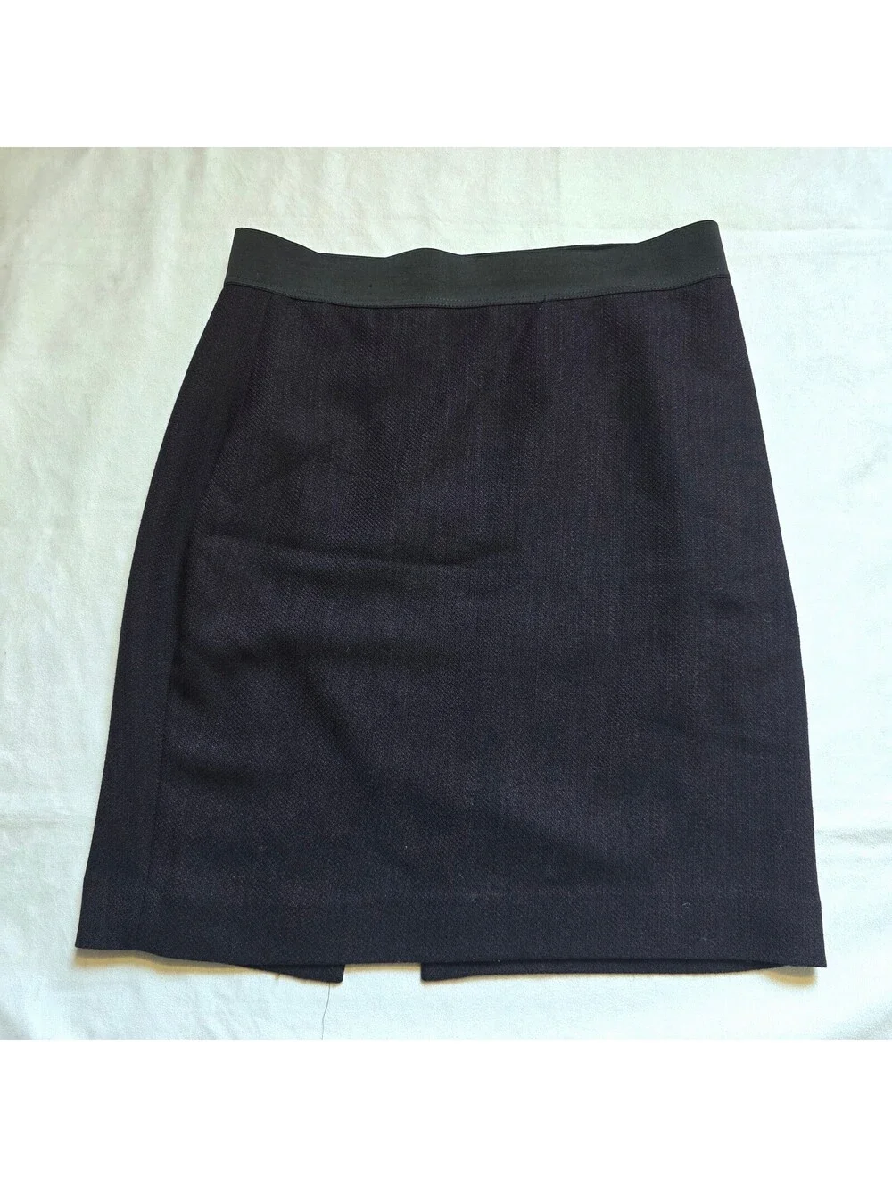 Express Women's Dark Purple Pencil Skirt with Leopard Print Lining, Size 10
